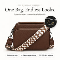 Rivarella Crossbody Bag in Brown – front view
