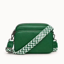 Rivarella Crossbody Bag in Forest Green – front view