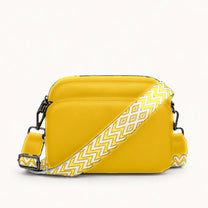 Rivarella Crossbody Bag in Yellow – front view