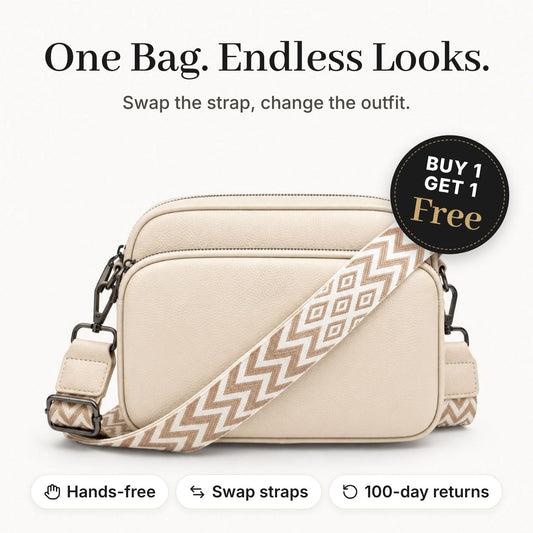 Rivarella Crossbody Bag – Buy 1 Get 1 Free + 4 straps