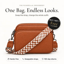 Rivarella Crossbody Bag in Tan – front view